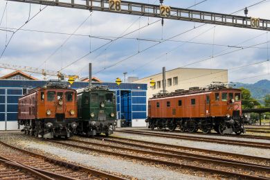 HISTORISCHES TRIEBFAHRZEUGTREFFEN OLTEN, Partie 2: les locomotives