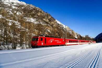 Trains dans le Mattertal, hiver 2025 (MGB)