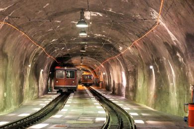 Dépôt souterrain du GGB (Zermatt)
