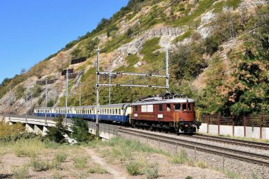 Trains historiques et trains spéciaux sur le Loetschberg