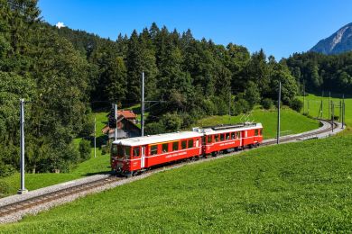 Trains historiques sur la ligne du Brünig